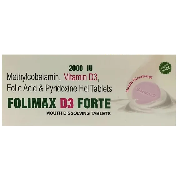 folimax d3 forte tablet 10's